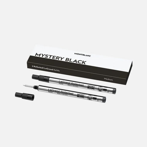 2 Refill Montblanc (M) per Roller Legrand Broad Mystery Black