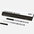 2 Refill Montblanc per Penna a Sfera Medi Mystery Black