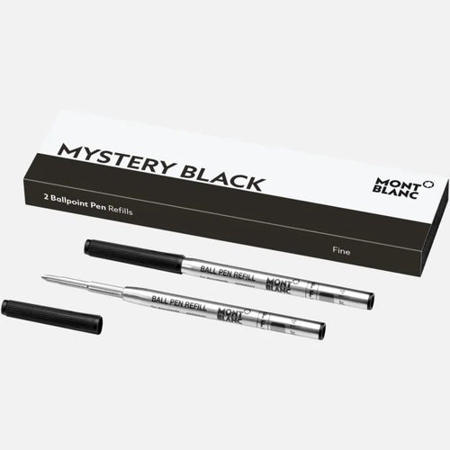 2 Refill Montblanc per Penna a Sfera Mistery Black