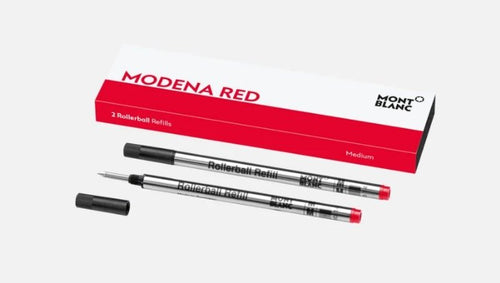 2 Refill Montblanc per Roller Medi Rosso Modena