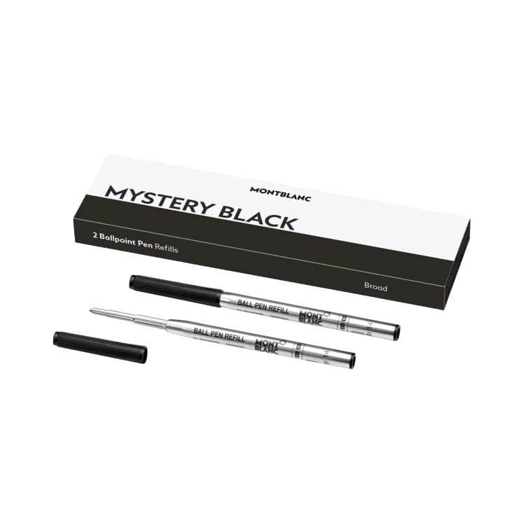 2 Refill per Penna a Sfera Broad Mystery Black
