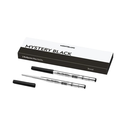 2 Refill per Penna a Sfera Broad Mystery Black