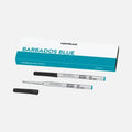 2 Refill per Penna a Sfera Medi, Barbados Blue (blu Caraibi)