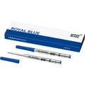 2 Refills Montblanc per Penna a Sfera M Royal Blue