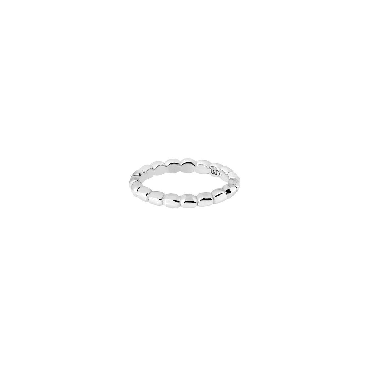 Anello Dodo Granelli in Argento