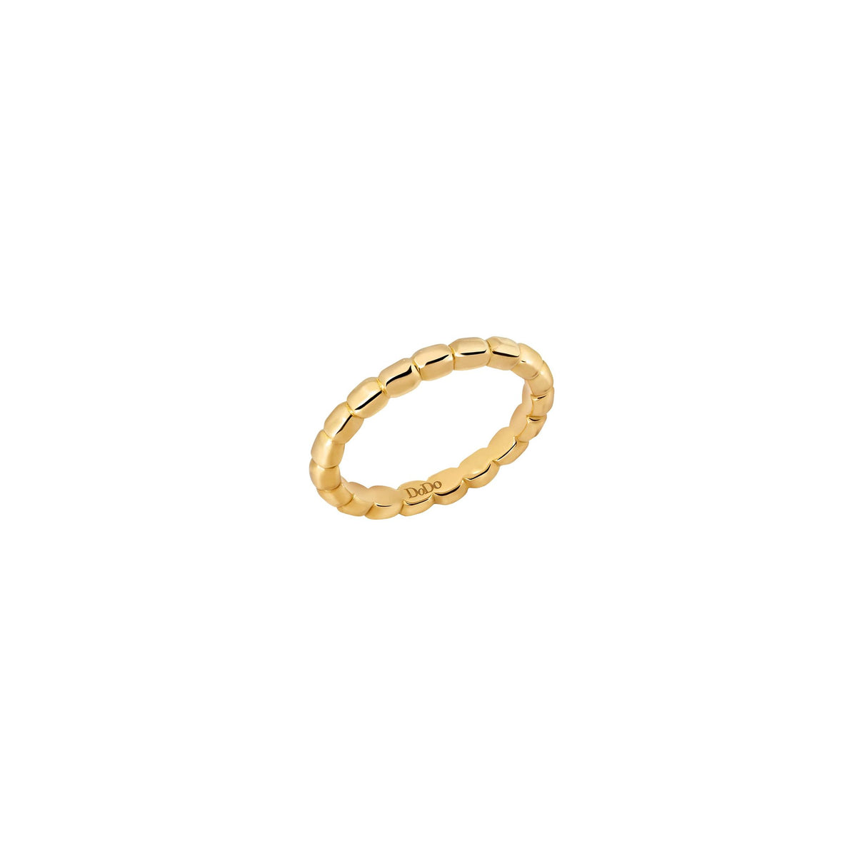Anello Dodo Granelli in Oro Giallo