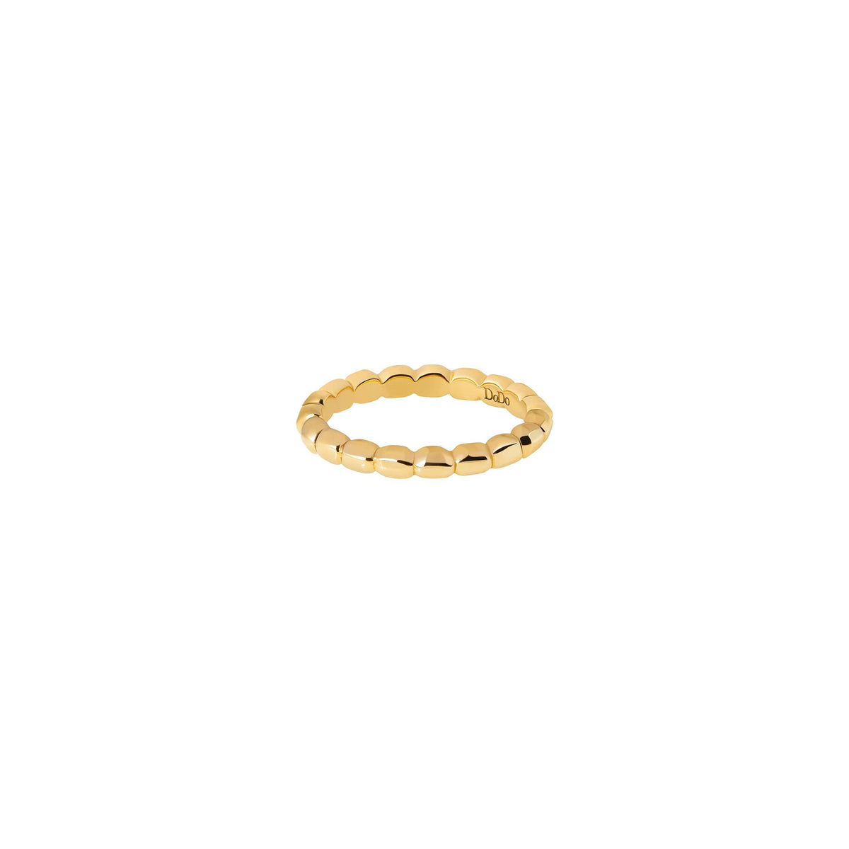 Anello Dodo Granelli in Oro Giallo