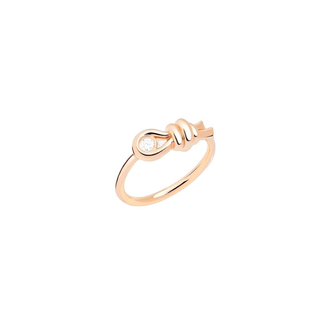 Anello Dodo Nodo con Diamante