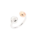 Anello Dodo Pepita in Argento e Oro Rosa