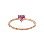 Anello Marco Gerbella con Zaffiro Rosa a Cuore