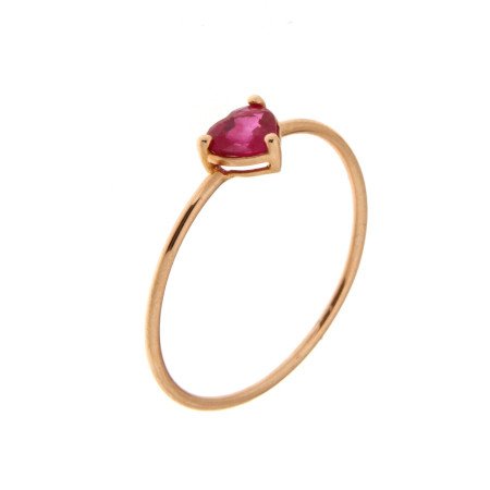 Anello Marco Gerbella Cuore di Rubino