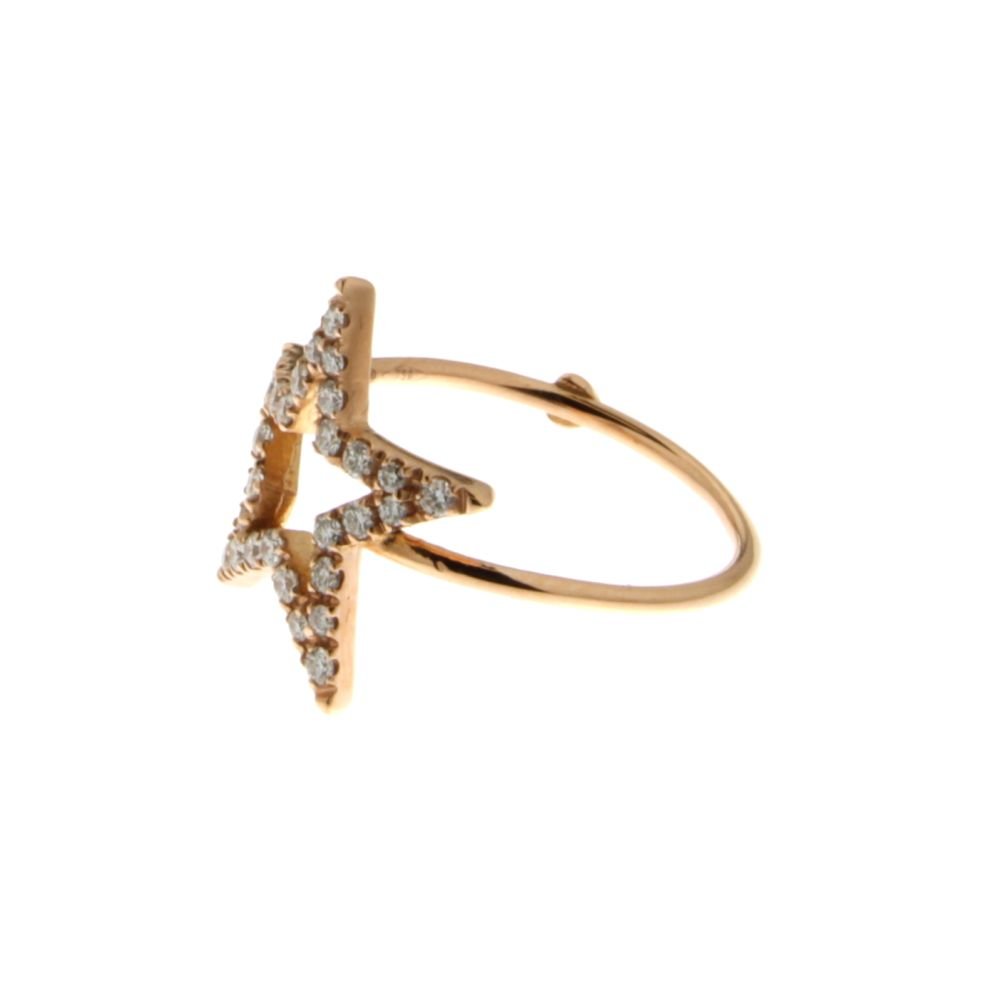 Anello Marco Gerbella Stella con Diamanti