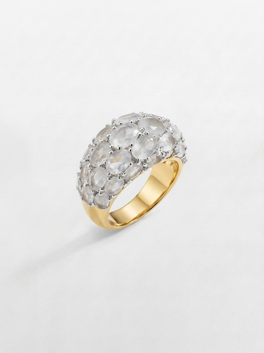 Anello Mimì in Oro con Quarzo e Brillanti