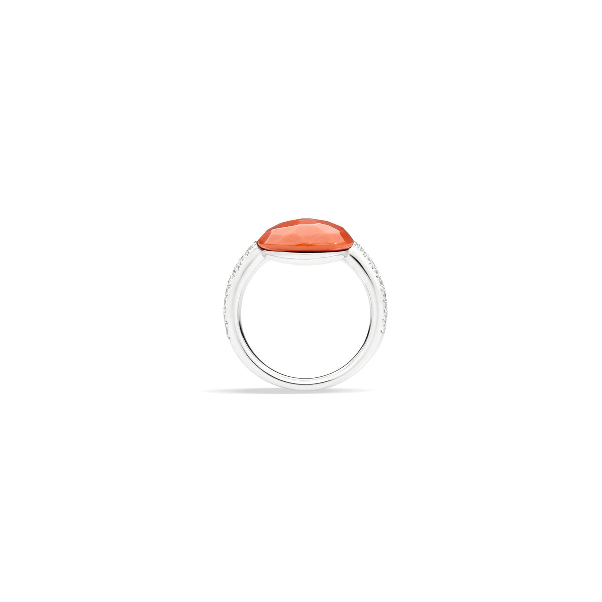 Anello Pomellato Capri con Corallo e Diamanti