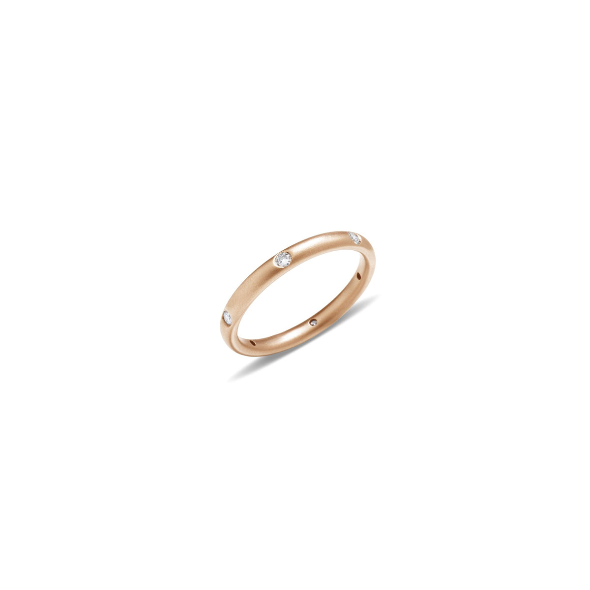 Anello Pomellato Lucciole in Oro Rosa Sabbiato e Diamanti