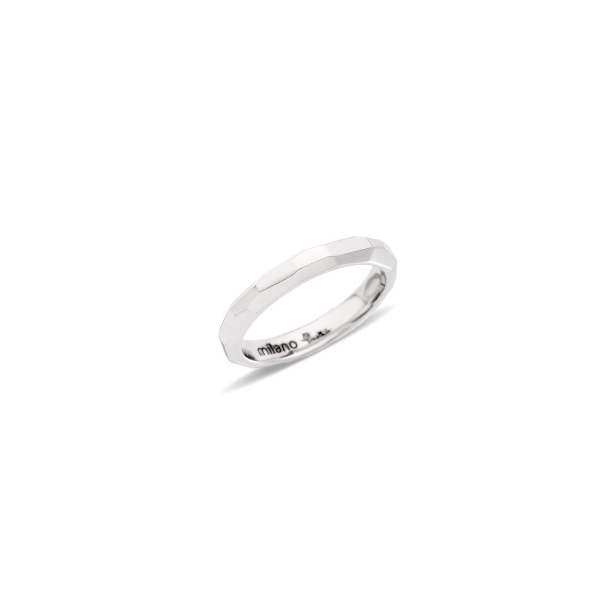 Anello Pomellato Milano in Oro Bianco Rodiato