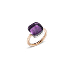 Anello Pomellato Nudo Classic in Oro Rosa con Ametista
