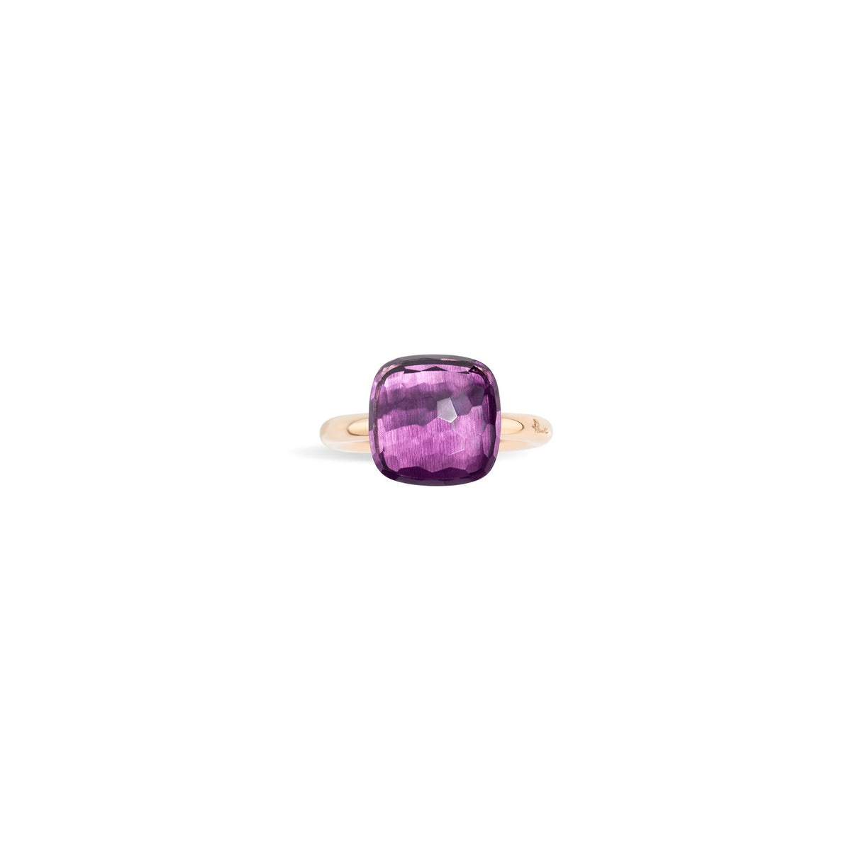 Anello Pomellato Nudo Classic in Oro Rosa con Ametista