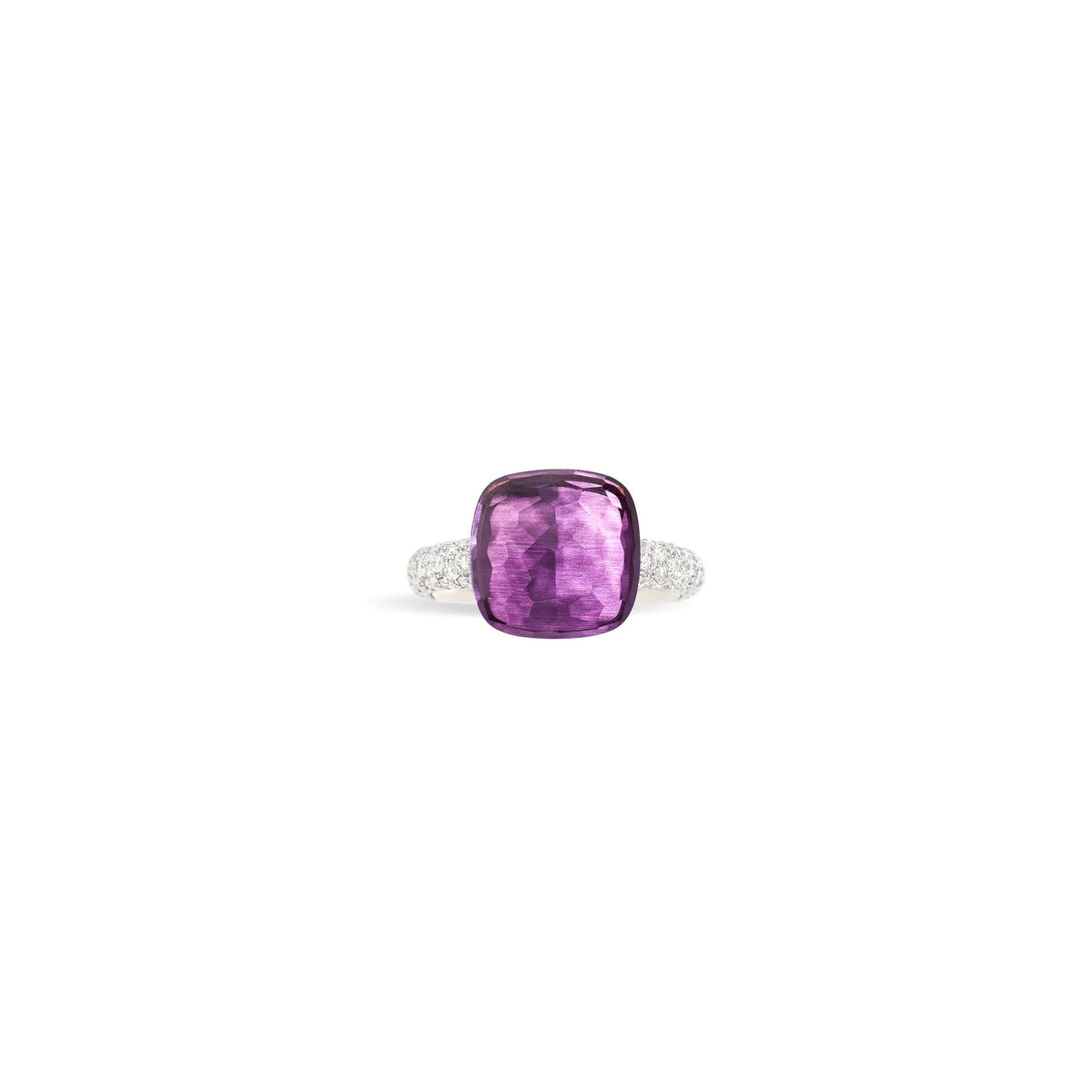 Anello Pomellato Nudo con Ametista e Diamanti