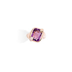 Anello Pomellato Ritratto Small in Oro Rosa con Ametista