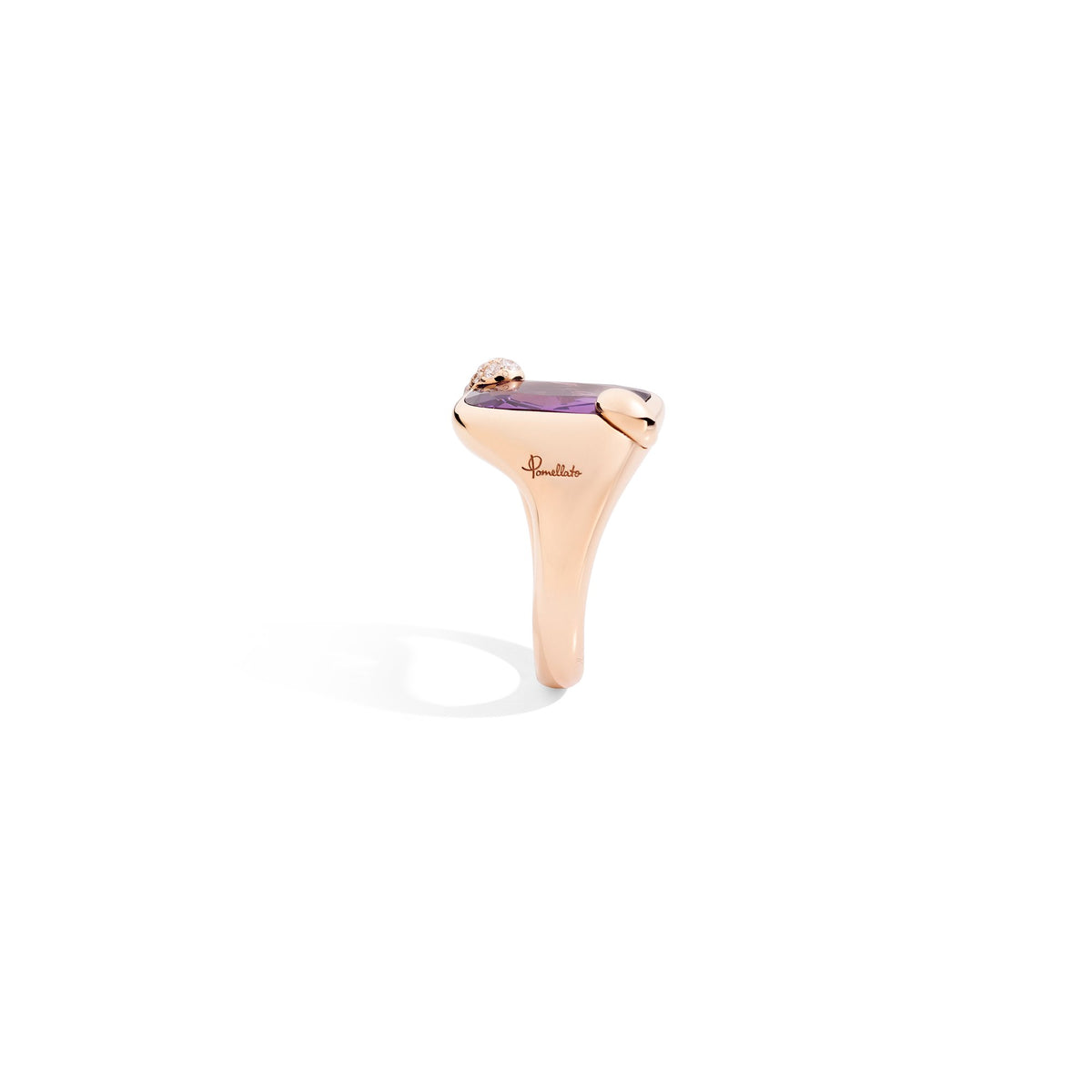 Anello Pomellato Ritratto Small in Oro Rosa con Ametista