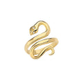 Anello Serpente in Oro e Diamanti