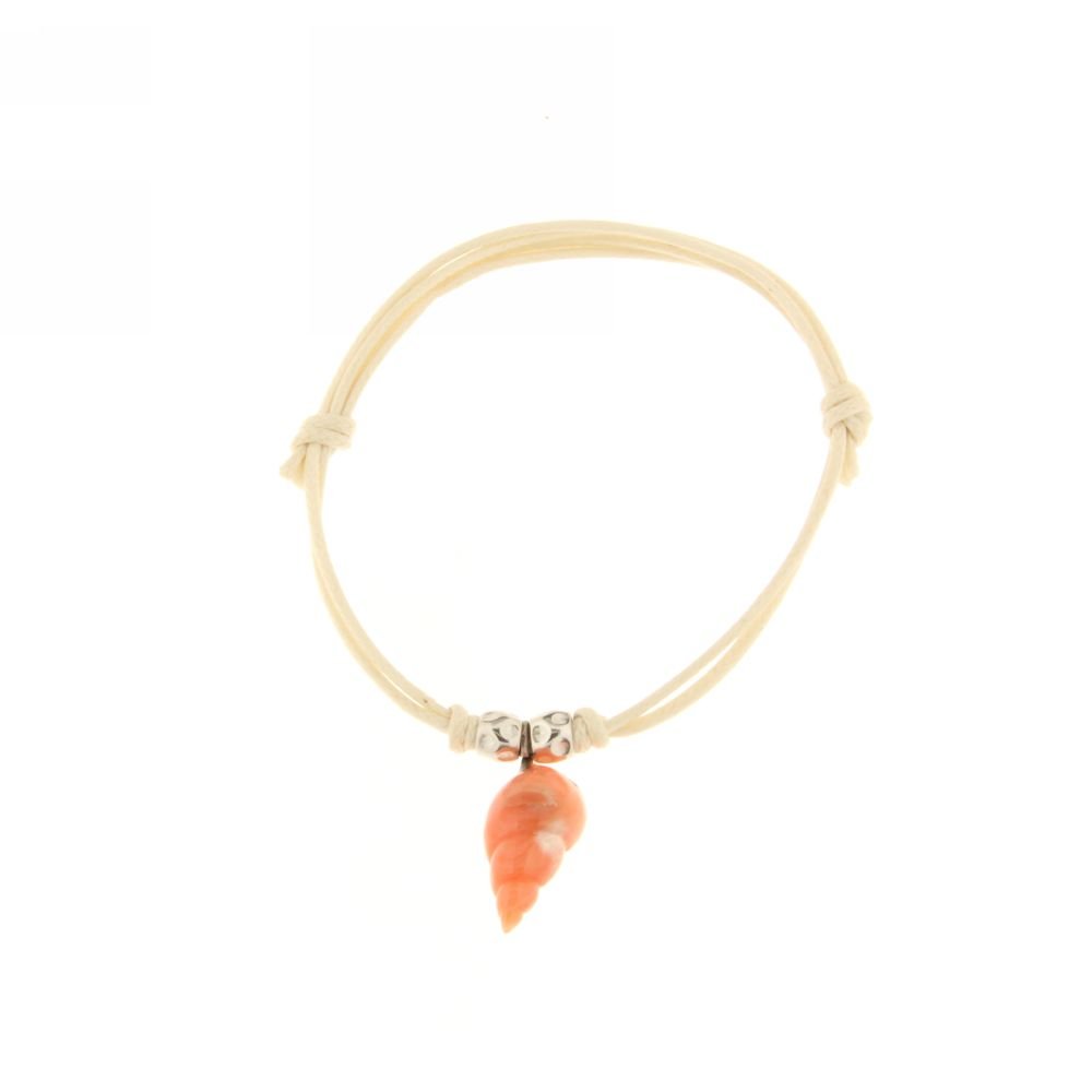 Bracciale con Conchiglia in Corallo