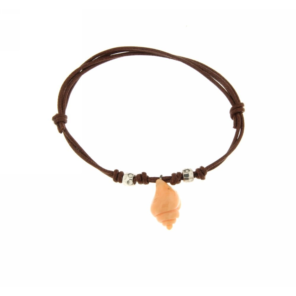 Bracciale con Conchiglia in Corallo