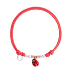 Bracciale Cordino Coccinella