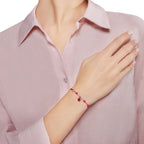 Bracciale Cordino Coccinella