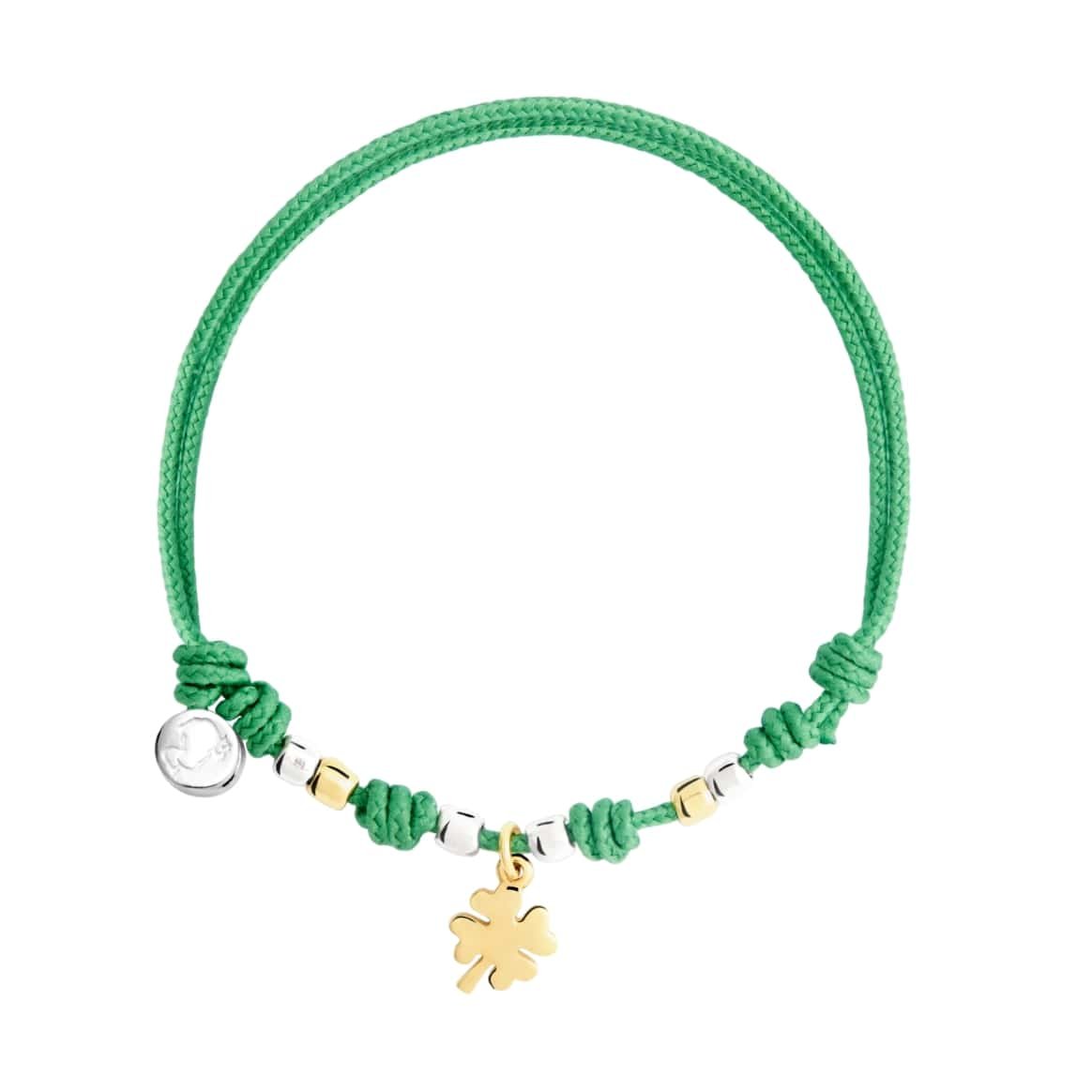 Bracciale Cordino Quadrifoglio