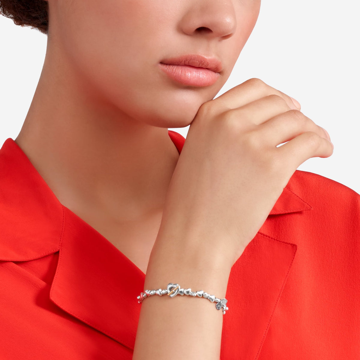 Bracciale Cuore Argento M