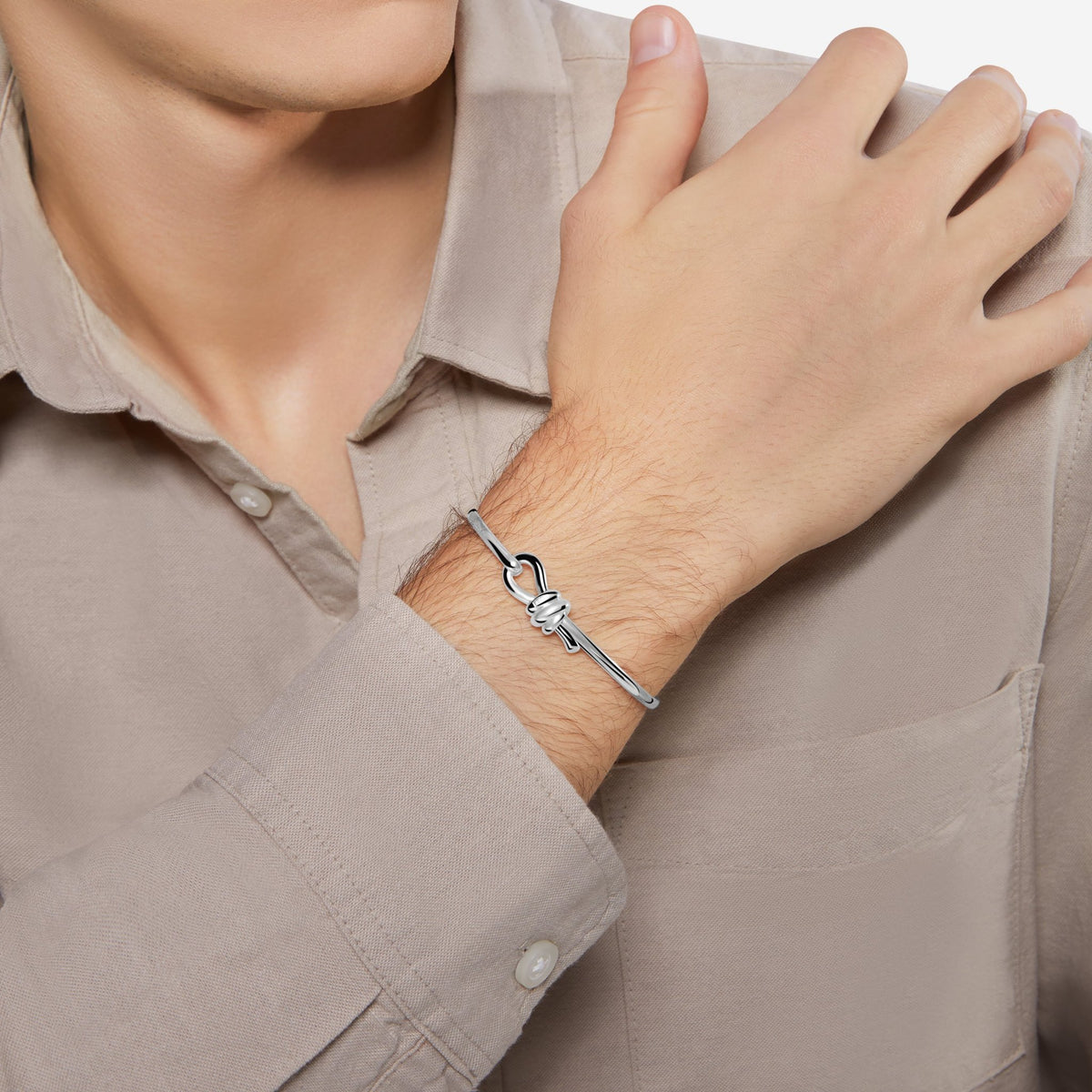 Bracciale Dodo Bangle Nodo Argento