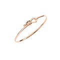 Bracciale Dodo Bangle Nodo Oro Rosa