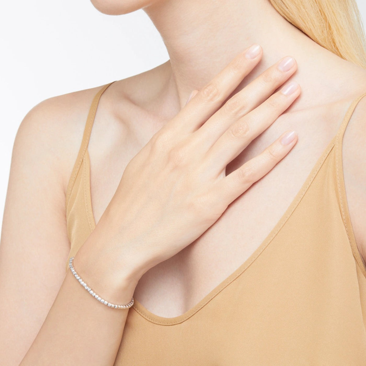 Bracciale Dodo Mini Granelli in Argento 3XL