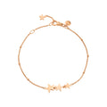 Bracciale Dodo Stelline in Oro Rosa Misura S