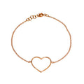 Bracciale Marco Gerbella a Catena con Cuore Grande a Filo