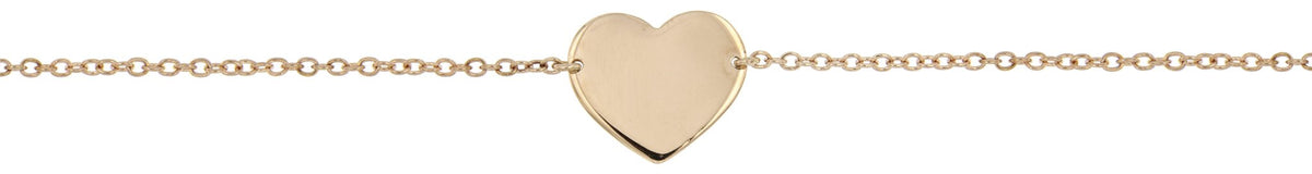 Bracciale Marco Gerbella con Cuore a Lastra in Oro Rosa