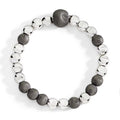 Bracciale Pepita Argento e Titanio 3XL