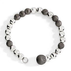 Bracciale Pepita Argento e Titanio 3XL