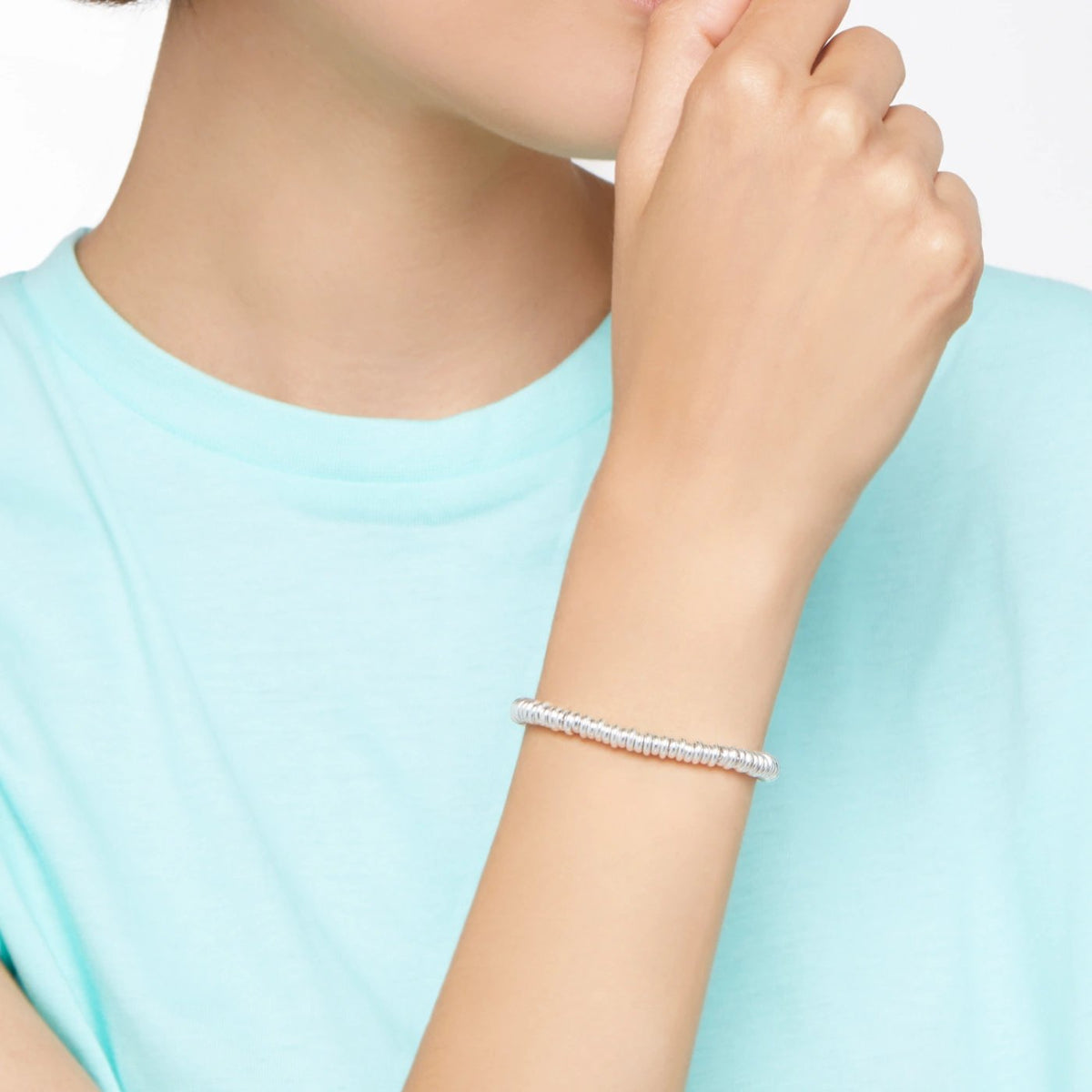 Bracciale Rondelle in Argento S