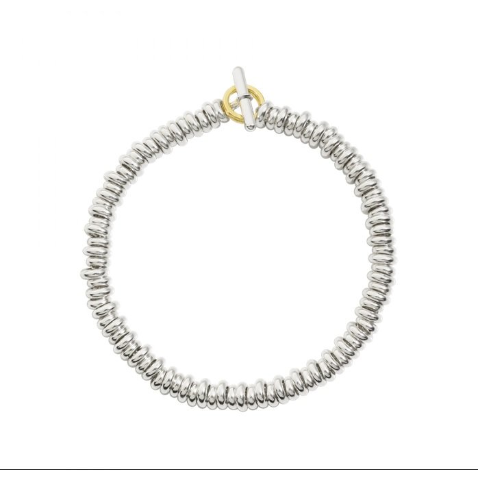 Bracciale Rondelle in Argento XL