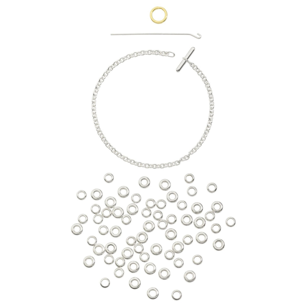 Bracciale Rondelle in Argento XL