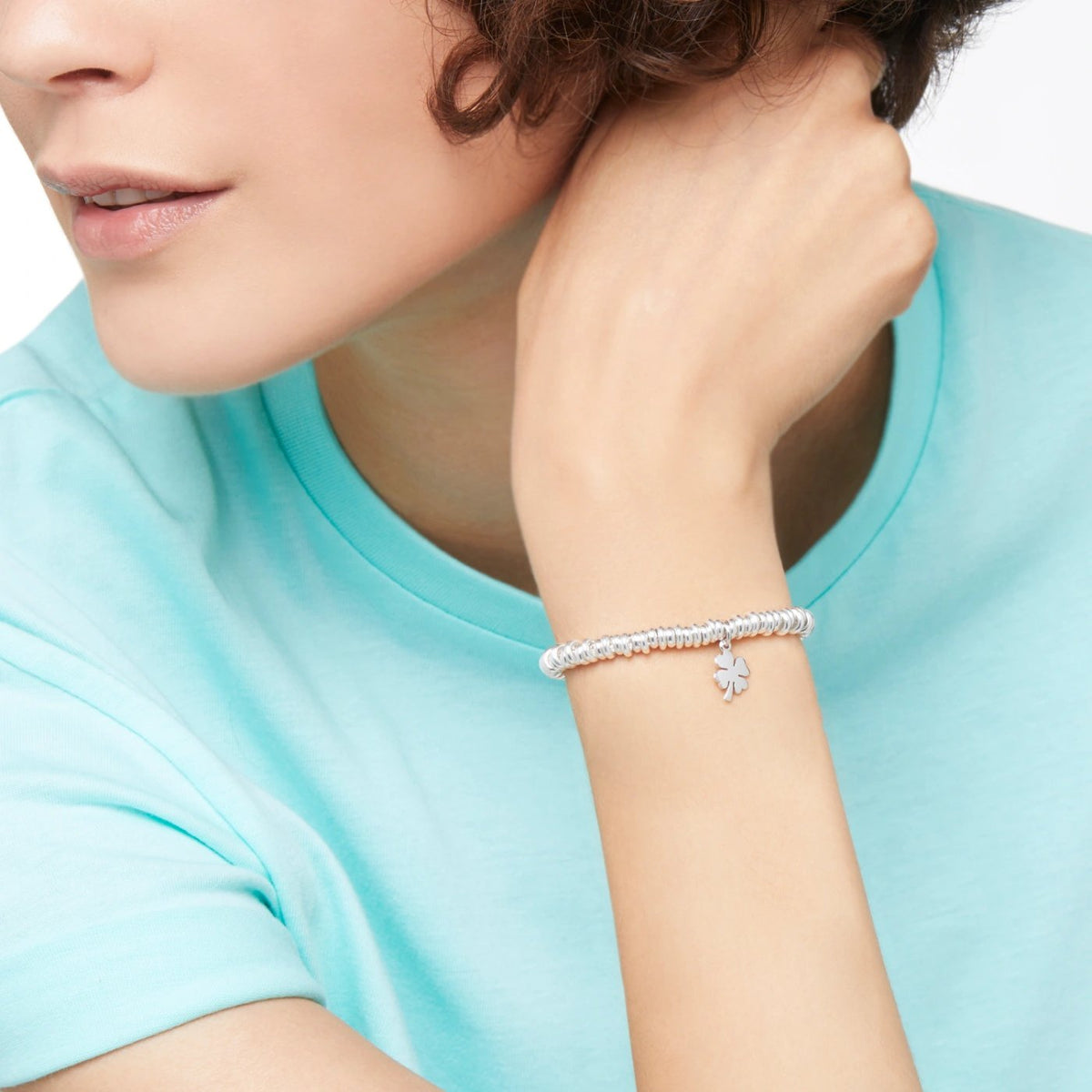 Bracciale Rondelle in Argento XL