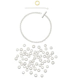 Bracciale Rondelle in Argento XXL