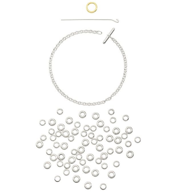 Bracciale Rondelle in Argento XXL