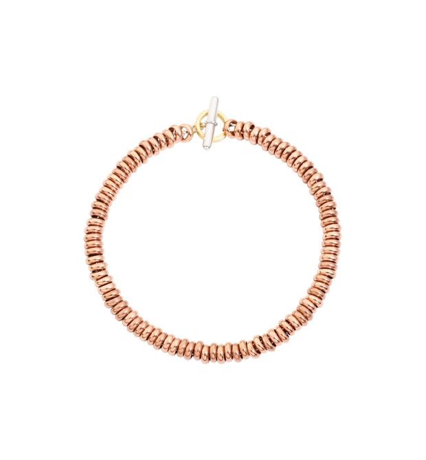 Bracciale Rondelle Oro Rosa M