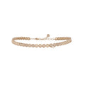 Choker Chantecler Paillettes Oro Rosa 18 KT