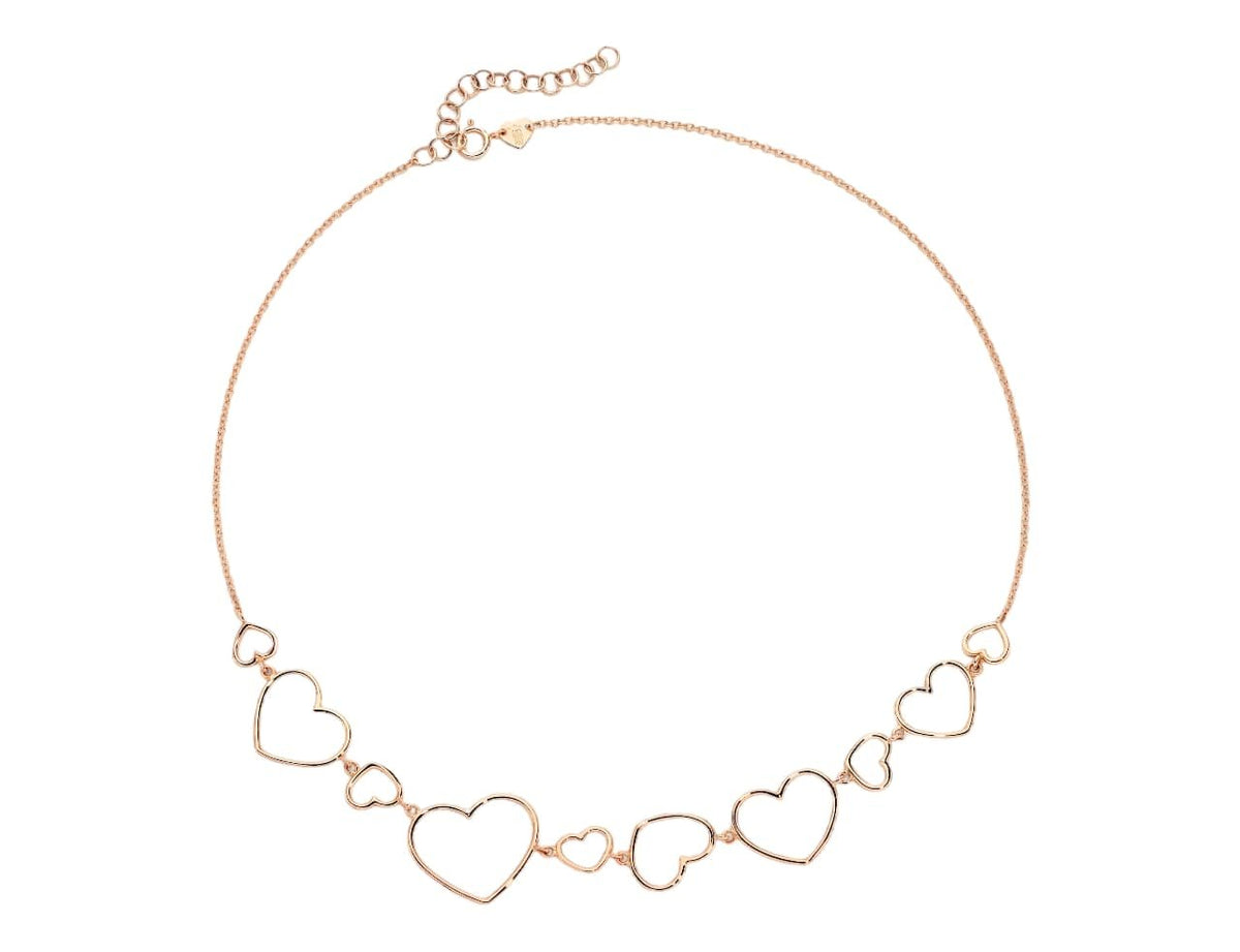 Choker con Cuori a Filo Diversi