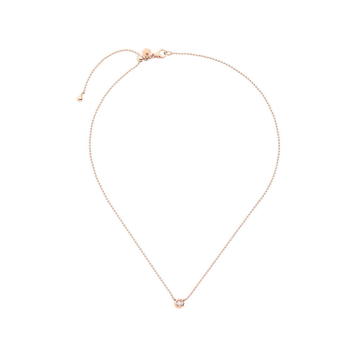 Choker Dodo Bollicine in Oro Rosa con Diamante